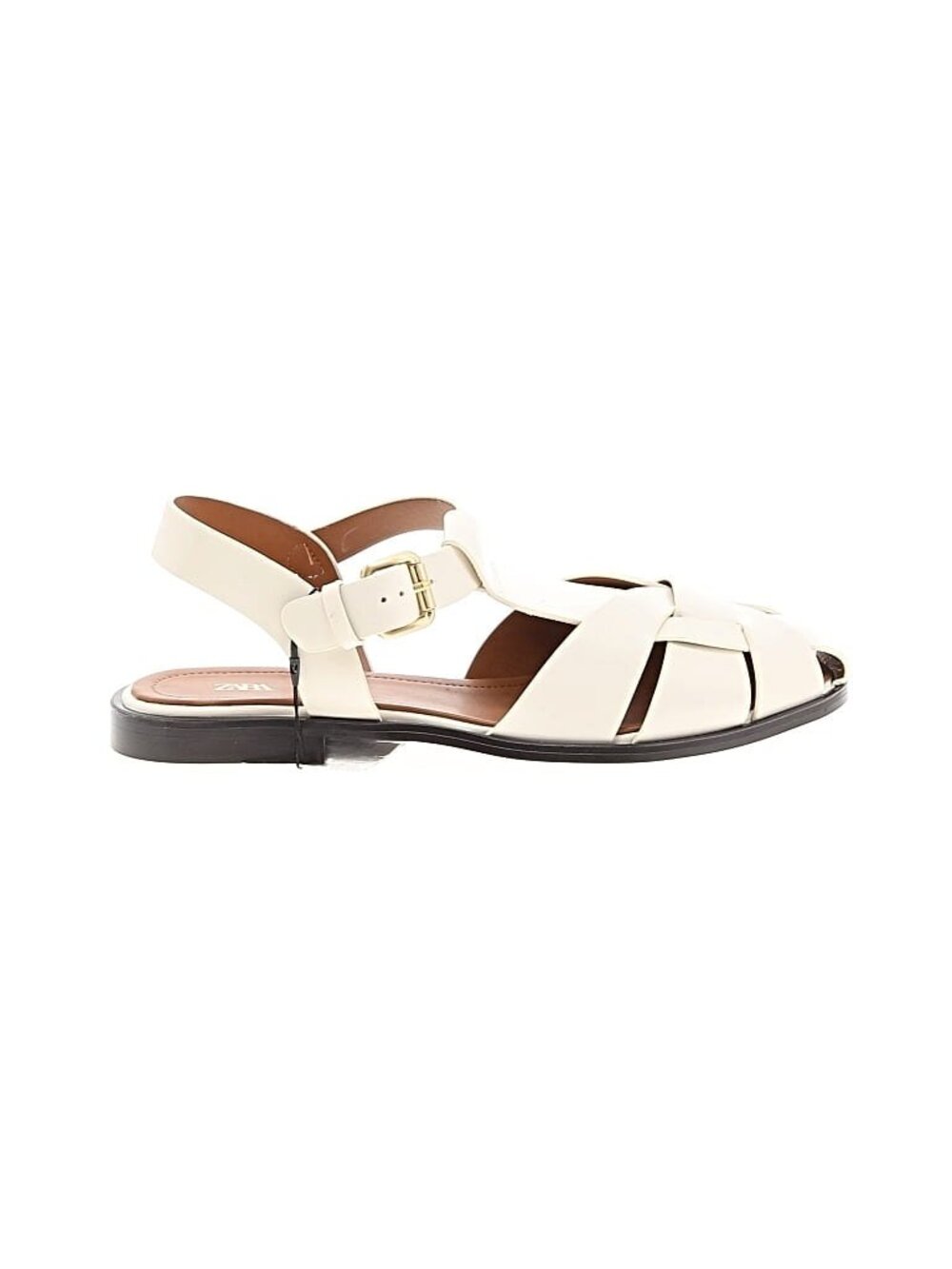 ZARA Leather Fisherman Sandals